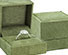 Textile jewelry boxes